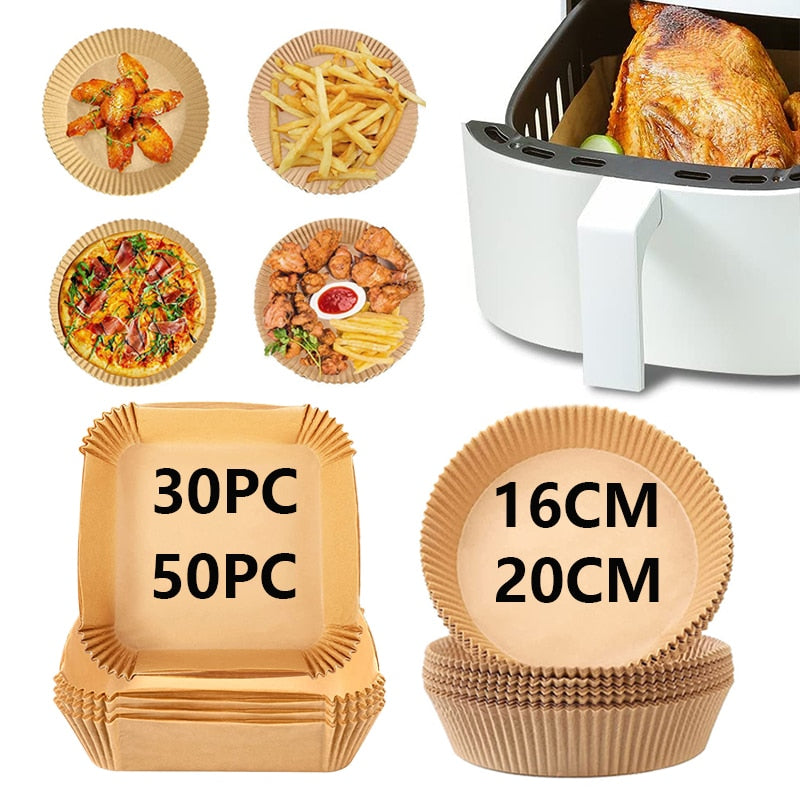 Filtros de papel para Fritadeira de Ar Air Fryer 16-20cm