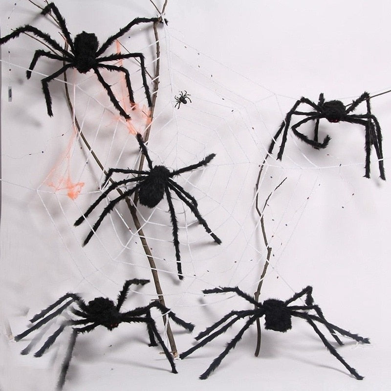 Aranhas Falsas Para Decoração De Halloween