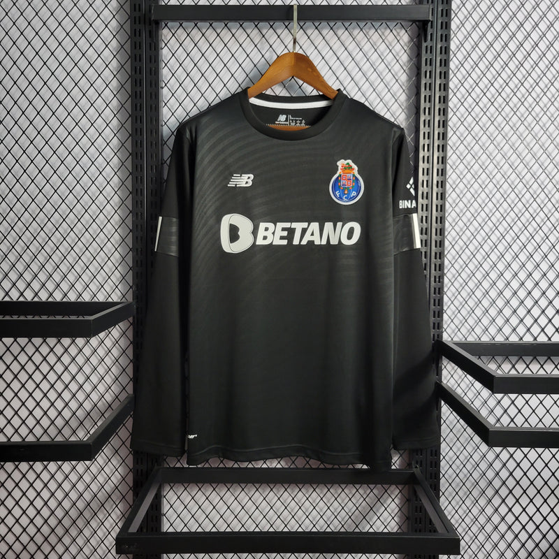 22/23 Long Sleeve Porto Goalkeeper Black