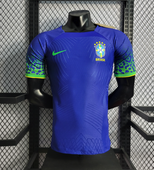 22/23 Brazil Away Player Azul