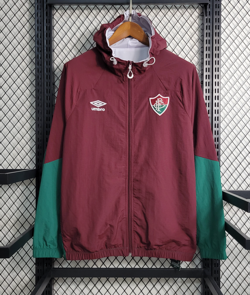 Conjunto Corta-vento Fluminense - Grená