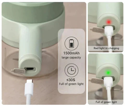 Cortador de Legumes com entrada USB