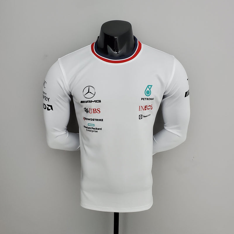 Camisa Mercedes Benz Manga Longa - F1